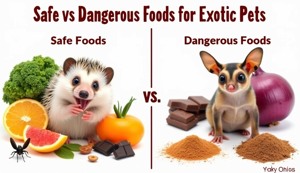 Safe Foods and Dangerous Foods for Exotic Mammals