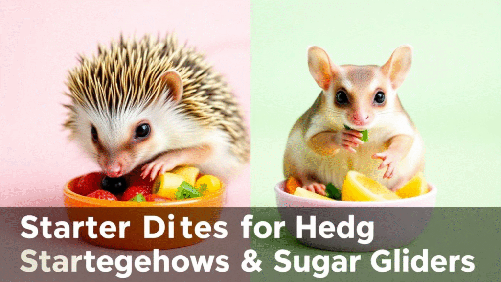 Best Starter Diets for Hedgehogs and Sugar Gliders