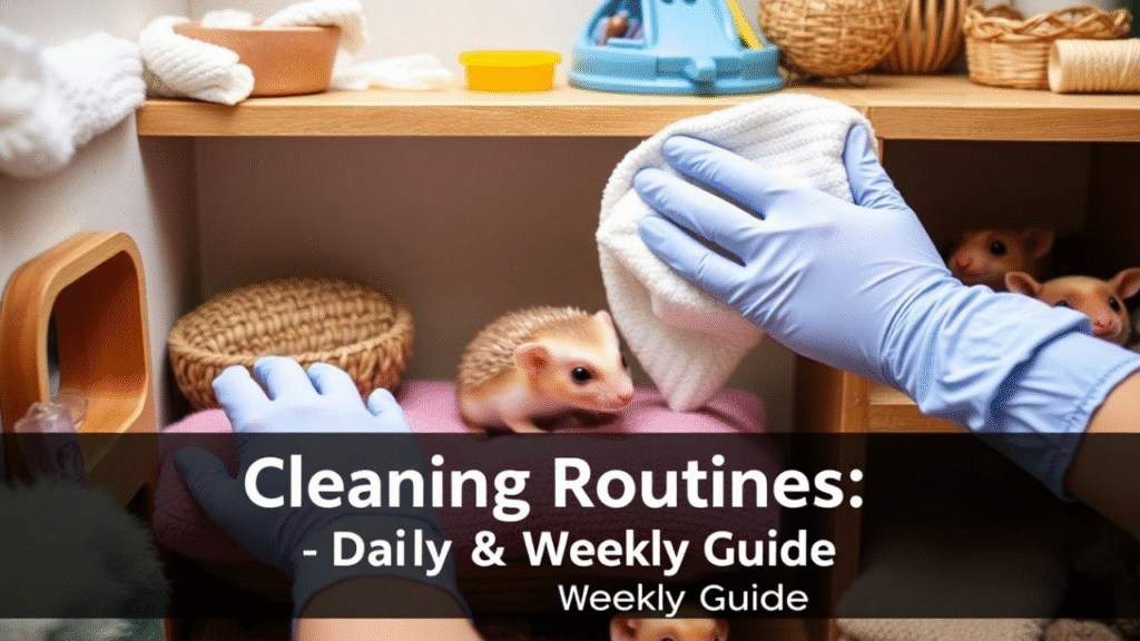 Daily and Weekly Cleaning Routines for Exotic Mammal Habitats
